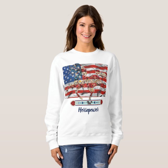 American Horsepower Sweatshirt (Front Full)