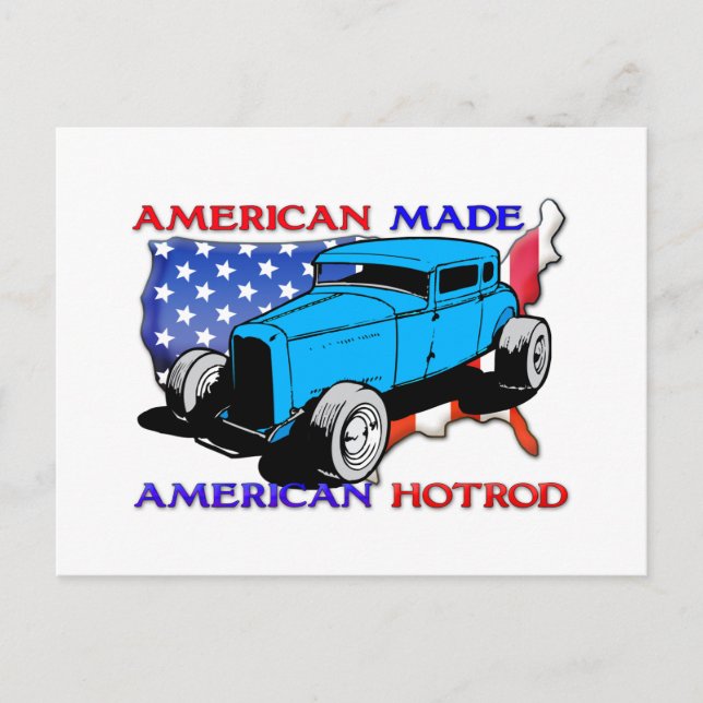 American Hotrod Chopped Postcard (Front)