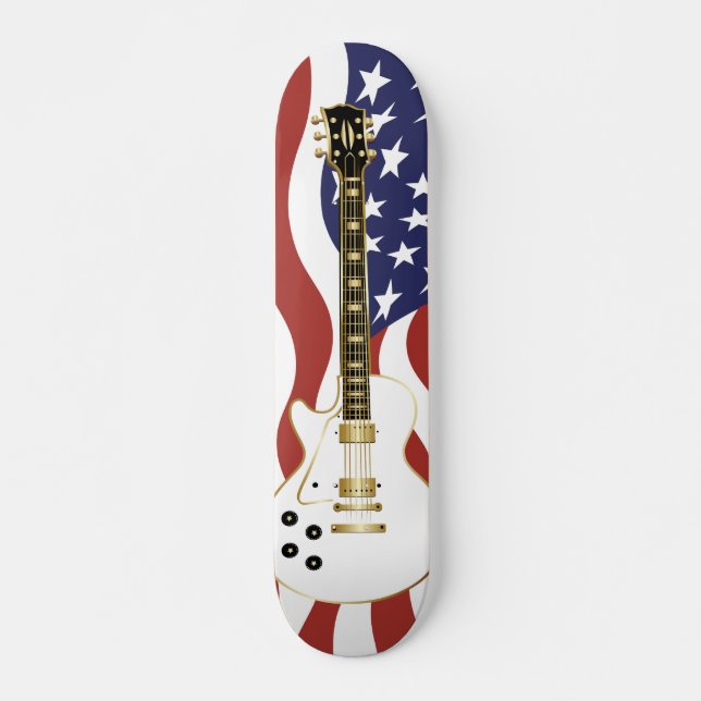 American Icon Electric Guitar Skateboard (Front)