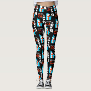 American Independance Day Leggings