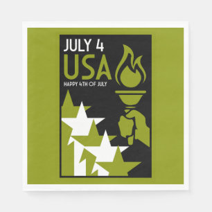 American Independance Day Napkin