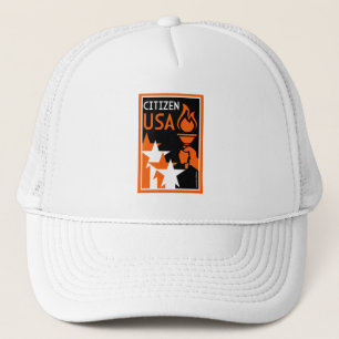 American Independance Day Trucker Hat