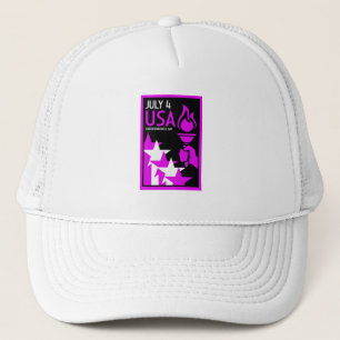 American Independance Day Trucker Hat