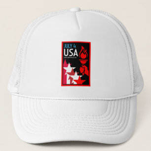 American Independance Day Trucker Hat