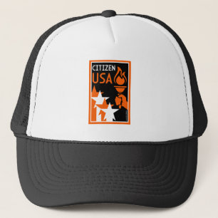 American Independance Day Trucker Hat