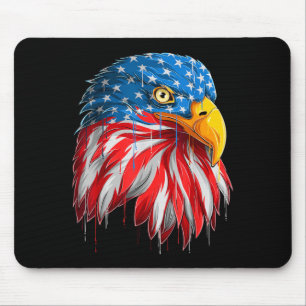 American Independence Day 4th July USA Eagle Mouse Mat