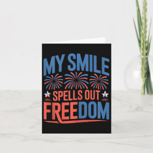 American Independence Day Men Women. 4th Of July T Card