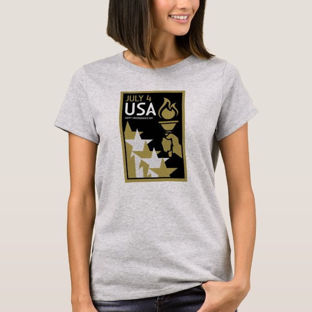 American Independence Day T-Shirt (Front)