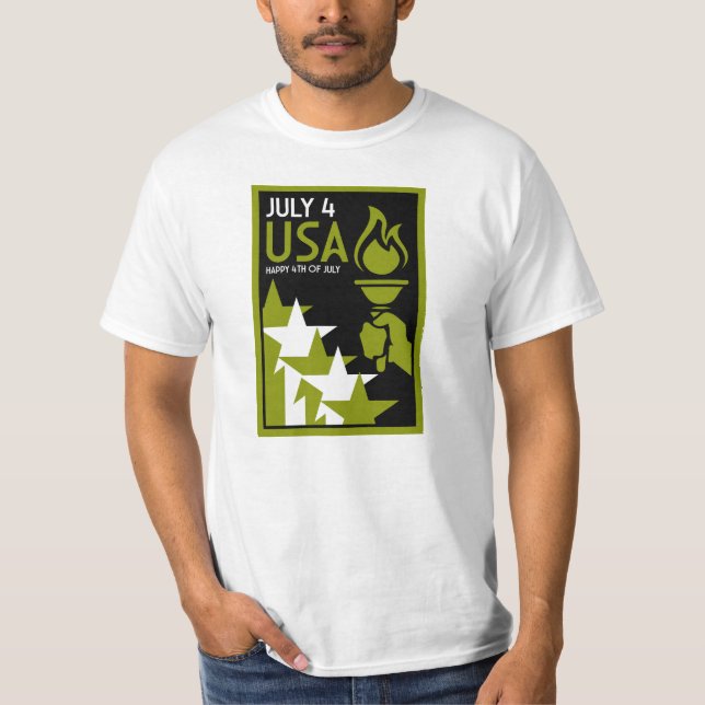 American Independence Day T-Shirt (Front)