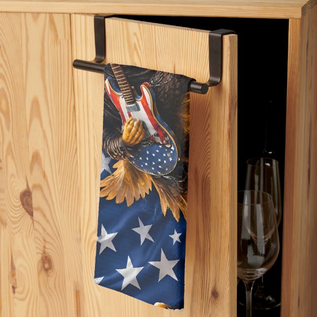 American Independence Day Tea Towel (Thirds Fold)