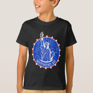 American independence day vintage style T-Shirt