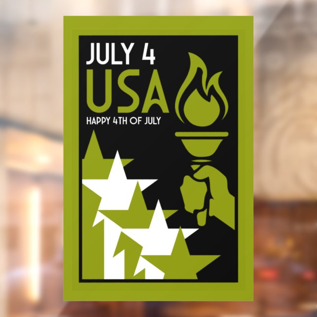 American Independence Day Window Cling (Sheet 2)