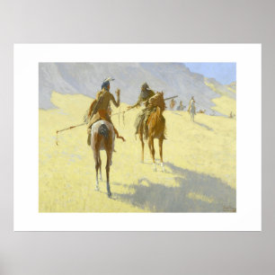 American Indian by Remington Poster