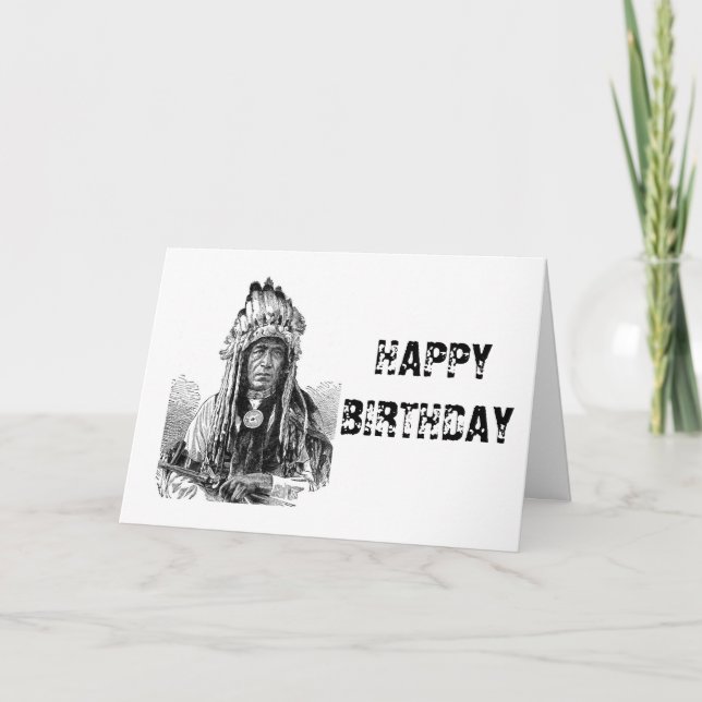 American Indian Card (Front)