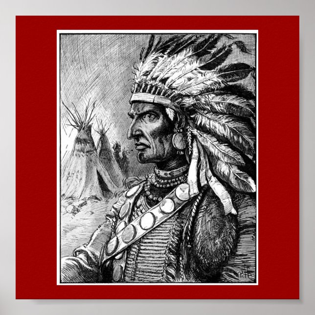 American Indian Chief Poster (Front)