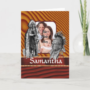 American Indian chiefs Card