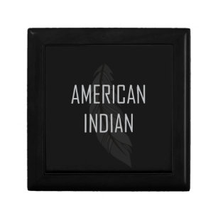 American Indian Feather Gift Boxes