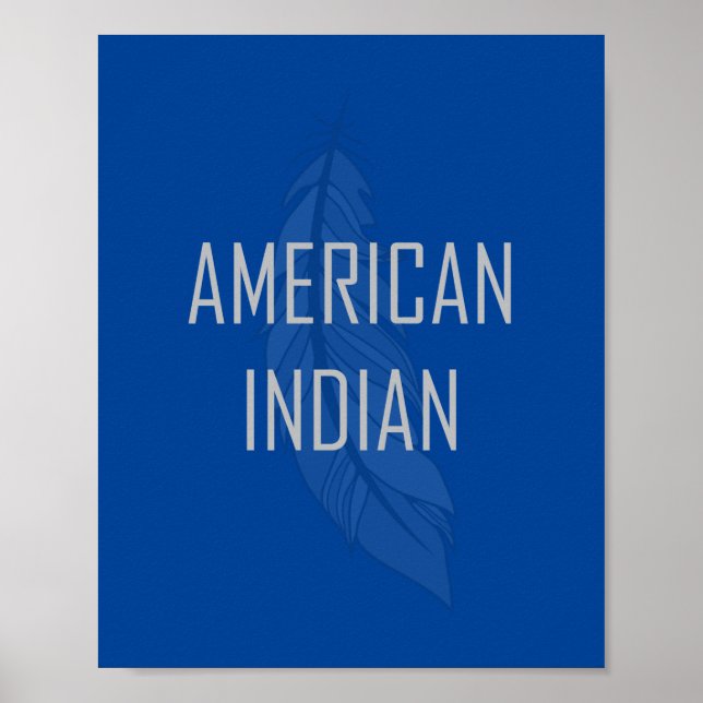 American Indian Feather Posters (Front)