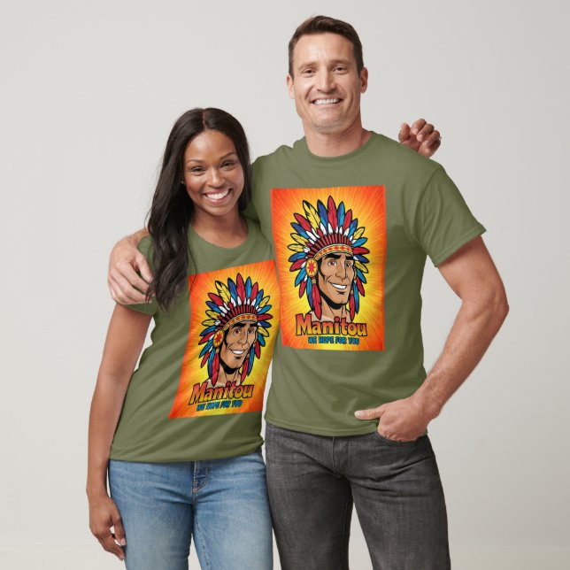 American-Indian lightning colors. T-Shirt (Unisex)