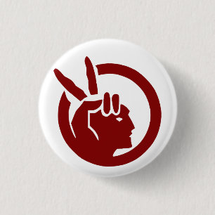 American Indian Movement flag 3 Cm Round Badge