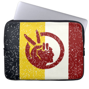 American Indian Movement flag Laptop Sleeve