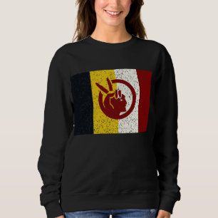 American Indian Movement flag Sweatshirt