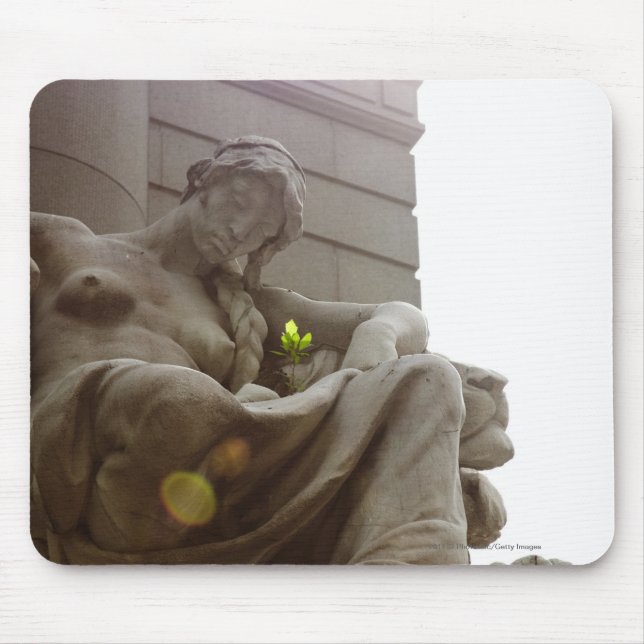 American Indian National Museum Statue Mouse Mat (Front)