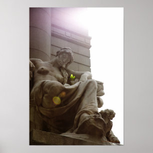 American Indian National Museum Statue Poster