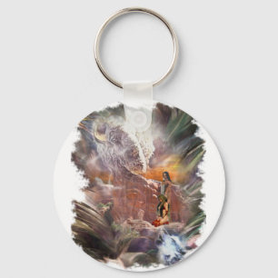 American Indian Wedding Night Vignette Key Ring