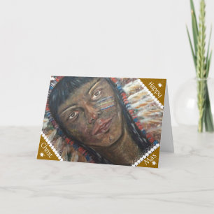 American Indian Xmas Card
