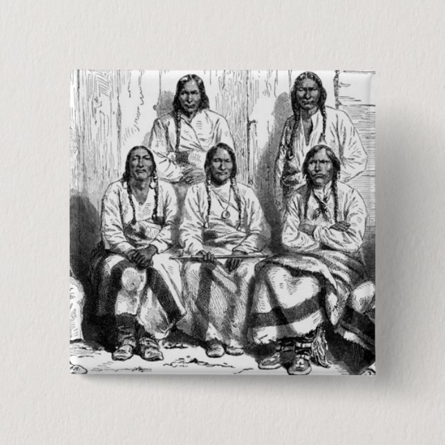 American Indians Button (Front)