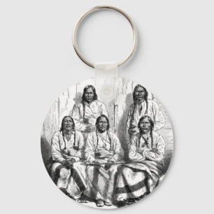American Indians Keychain