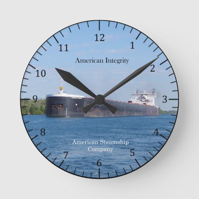 American Integrity clock (Front)
