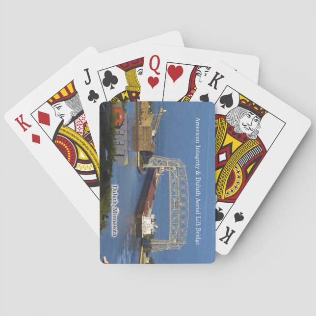 American Integrity Duluth playing cards (Back)