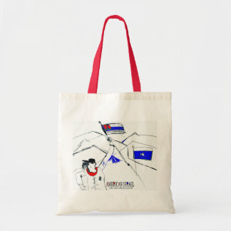 AMERICAN ISRAEL TOTE BAG