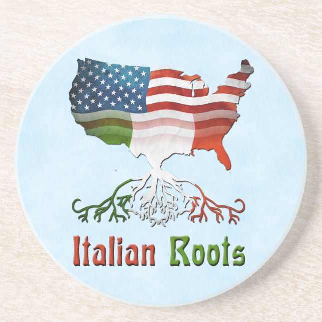 American Italian Roots Coaster (Front)