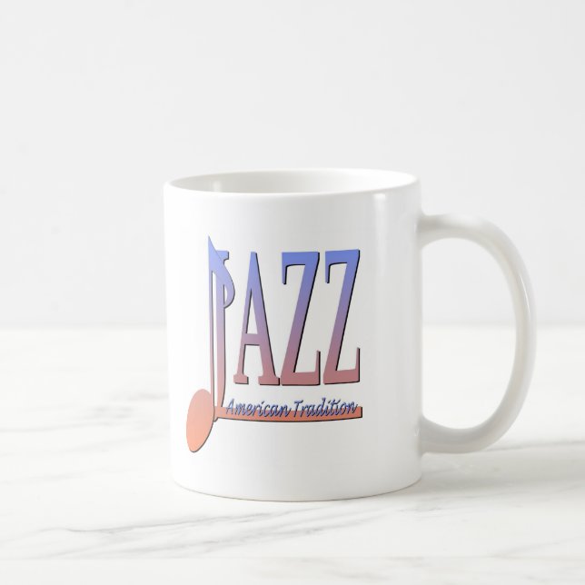 American Jazz Music Coffee Mug (Right)