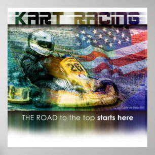 American Karting Poster