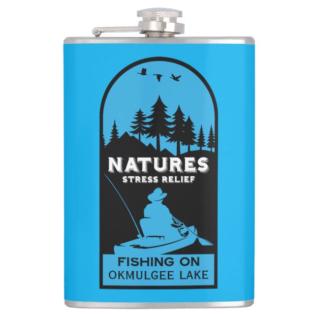 American Kayak Fishing Hip Flask (Front)
