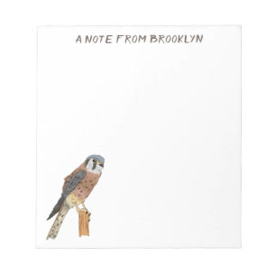 American Kestrel bird illustration Notepad