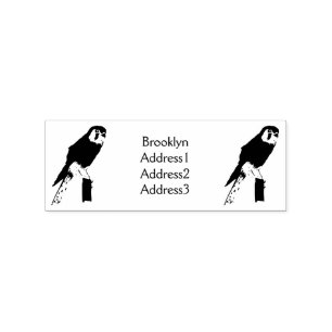 American Kestrel bird illustration Rubber Stamp