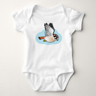 American Kestrel in flight Baby Bodysuit