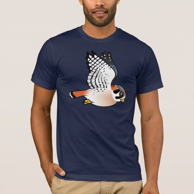 American Kestrel in flight T-Shirt (Front)