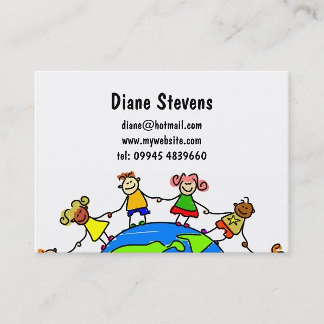 American Kids Business Card (Front)