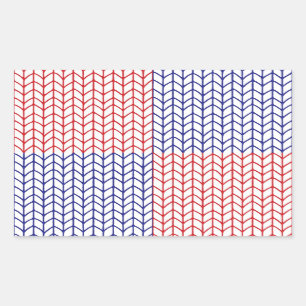 AMERICAN KNIT Rectangle Stickers