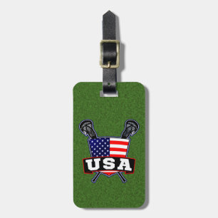 American Lacrosse Luggage Tag Template