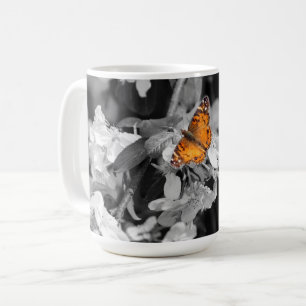 American Lady Butterfly On Blossom Coffee Mug