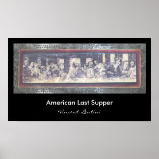 American Last Supper Poster