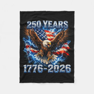 American Ld Eagle 1776-2026 250 Anniversary Usa _1 Fleece Blanket