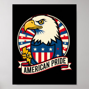 American Ld Eagle Bird Gift For Men Women Kids Boy Poster